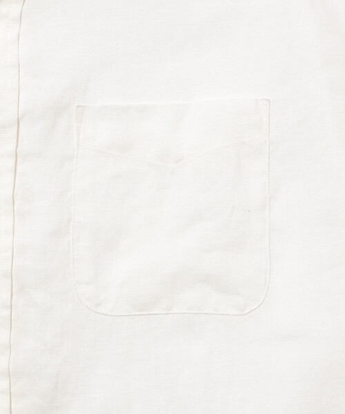 BEAMS PLUS（ビームスプラス）の「B.D. Classic-fit Linen Chambray（シャツ/ブラウス・メンズ・ナチュラル/ブルー/レッド/ホワイト・X-LARGE/LARGE/MEDIUM/SMALL）」の9枚目の写真