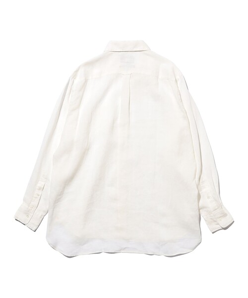 BEAMS PLUS（ビームスプラス）の「B.D. Classic-fit Linen Chambray（シャツ/ブラウス・メンズ・ナチュラル/ブルー/レッド/ホワイト・X-LARGE/LARGE/MEDIUM/SMALL）」の11枚目の写真