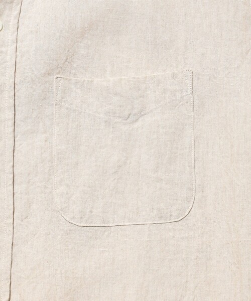 BEAMS PLUS（ビームスプラス）の「B.D. Classic-fit Linen Chambray（シャツ/ブラウス・メンズ・ナチュラル/ブルー/レッド/ホワイト・X-LARGE/LARGE/MEDIUM/SMALL）」の15枚目の写真