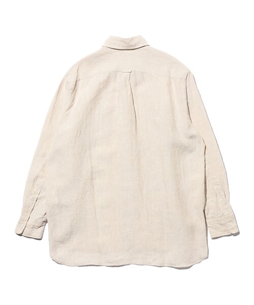 BEAMS PLUS（ビームスプラス）の「B.D. Classic-fit Linen Chambray（シャツ/ブラウス・メンズ・ナチュラル/ブルー/レッド/ホワイト・X-LARGE/LARGE/MEDIUM/SMALL）」の17枚目の写真