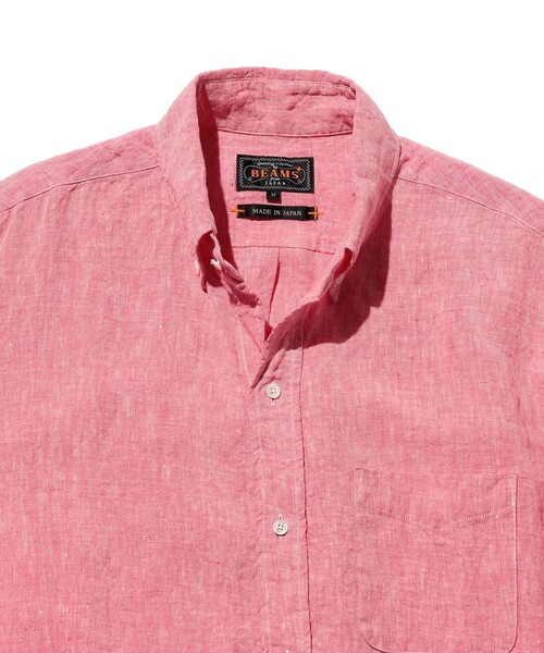 BEAMS PLUS（ビームスプラス）の「B.D. Classic-fit Linen Chambray（シャツ/ブラウス・メンズ・ナチュラル/ブルー/レッド/ホワイト・X-LARGE/LARGE/MEDIUM/SMALL）」の19枚目の写真