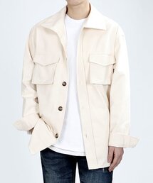 VERYVAIN（ベリベーン）の「TP89 CARGO OVERFIT JACKET (CREAM)（デニムジャケット）」