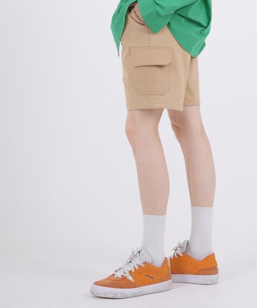 THE-ABON（エイボン）の「デイリーコットンカーゴハーフパンツチャコール（その他パンツ・メンズ・その他・2XL/XXX-LARGE/L/M/XL）」の2枚目の写真