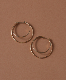 1.5パイプ2cmルーフピアスWG K10（両耳）（ピアス（両耳用））｜Lilas