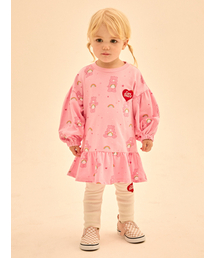 CAREBEARS（ケアベア）の「チアベア レインボーワンピース上下セット（セットアップ）」