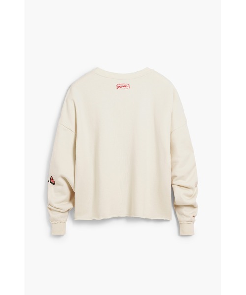 Desigual（デシグアル）の「ミッキー&ミニー ハート スウェットシャツ（スウェット・レディース・ブラック・M/L/XL/S/XS）」の2枚目の写真