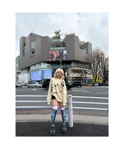 Desigual（デシグアル）の「ミッキー&ミニー ハート スウェットシャツ ディズニー（スウェット・レディース・ブラック・M/L/XL/S/XS）」の11枚目の写真