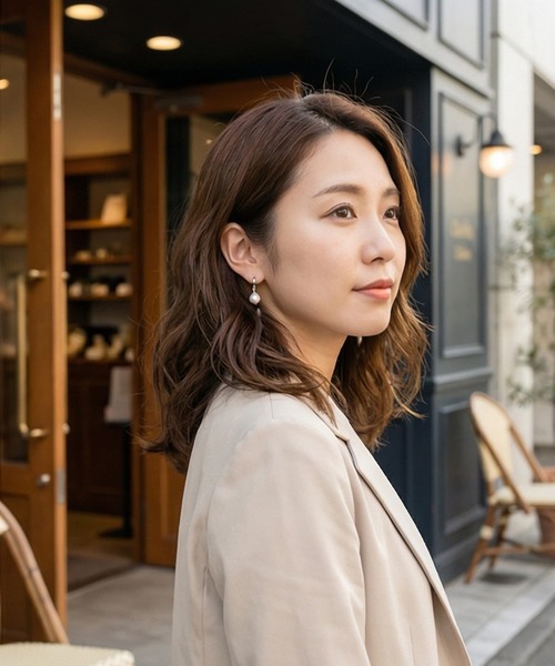 STYLE DELI（スタイルデリ）の「【DELI by】揺れ感淡水パールのミニドロップピアス（ピアス（両耳用）・レディース・ゴールド/シルバー・FREE）」の4枚目の写真