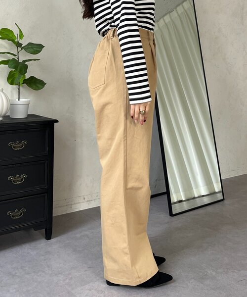 prose verse(プロズヴェール)の「ストレートチノパンツ(チノパンツ・レディース・ベージュ・PL/PM/LARGE/MEDIUM)」の20枚目の写真