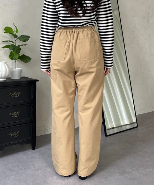 prose verse(プロズヴェール)の「ストレートチノパンツ(チノパンツ・レディース・ベージュ・PL/PM/LARGE/MEDIUM)」の21枚目の写真