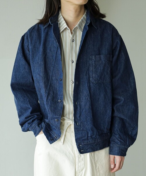 NECESSARY or UNNECESSARY(ネセサリーオアアンネセサリー)の「NECESSARY or UNNECESSARY / DENIM SHIRT ジャンパー(デニムジャケット・メンズ・インディゴブルー・MEDIUM/LARGE)」の3枚目の写真