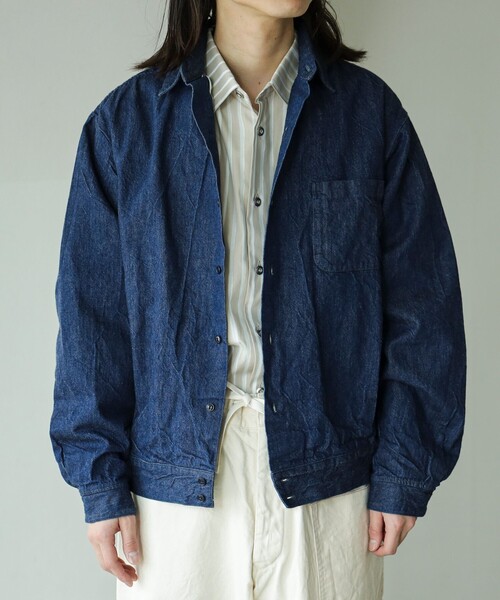 NECESSARY or UNNECESSARY(ネセサリーオアアンネセサリー)の「NECESSARY or UNNECESSARY / DENIM SHIRT ジャンパー(デニムジャケット・メンズ・インディゴブルー・MEDIUM/LARGE)」の5枚目の写真