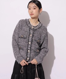 Mystrada | フリンジニットジャケット(ニット/セーター)