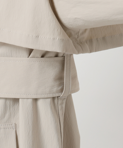 SLOBE IENA（スローブイエナ）の「オーバートレンチコート（トレンチコート・レディース・ベージュ/イエロー・36/38）」の13枚目の写真