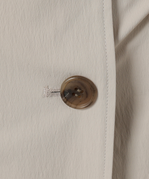 SLOBE IENA（スローブイエナ）の「オーバートレンチコート（トレンチコート・レディース・ベージュ/イエロー・36/38）」の4枚目の写真