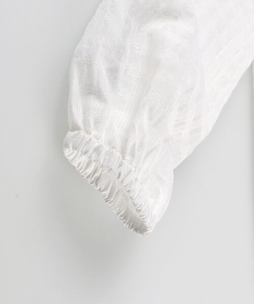 EDWIN（エドウィン）の「【Ou? by EDWIN】フリルブラウス（シャツ/ブラウス・キッズ・オフホワイト・150/130/140/120/100/90/110）」の5枚目の写真