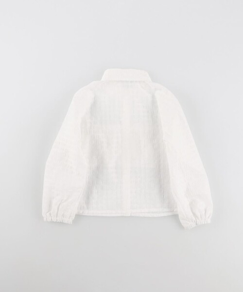 EDWIN（エドウィン）の「【Ou? by EDWIN】フリルブラウス（シャツ/ブラウス・キッズ・オフホワイト・150/130/140/120/100/90/110）」の8枚目の写真