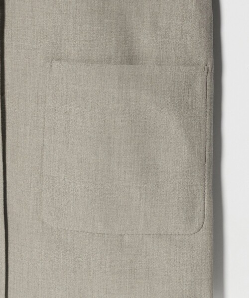 UNITED ARROWS（ユナイテッドアローズ）の「Asami バイカラー リバーコート（ノーカラーコート・レディース・ベージュ・38/36）」の14枚目の写真