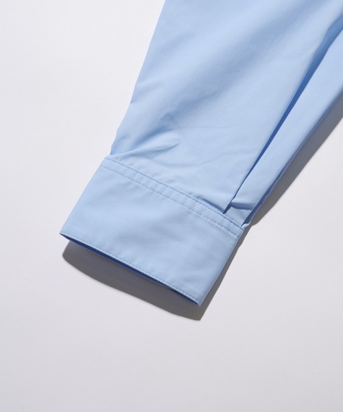 MAISON CLUB（メゾンクラブ）の「【MAISON CLUB】Cropped Compact Shirt / クロップド丈コンパクトシャツ（シャツ/ブラウス・メンズ・ブラック/サックスブルー/ホワイト・M/L）」の22枚目の写真