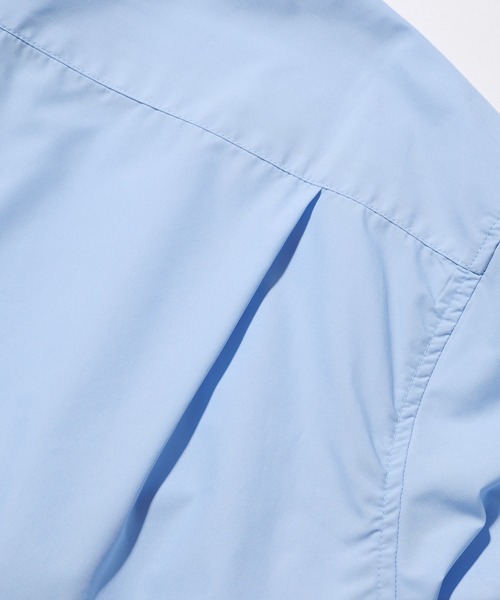 MAISON CLUB（メゾンクラブ）の「【MAISON CLUB】Cropped Compact Shirt / クロップド丈コンパクトシャツ（シャツ/ブラウス・メンズ・ブラック/サックスブルー/ホワイト・M/L）」の21枚目の写真