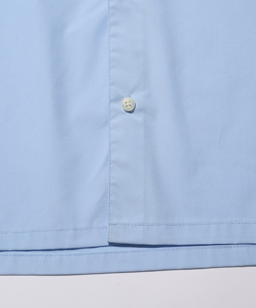 MAISON CLUB（メゾンクラブ）の「【MAISON CLUB】Cropped Compact Shirt / クロップド丈コンパクトシャツ（シャツ/ブラウス・メンズ・ブラック/サックスブルー/ホワイト・M/L）」の20枚目の写真