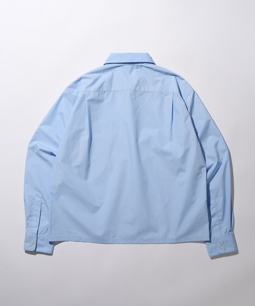 MAISON CLUB（メゾンクラブ）の「【MAISON CLUB】Cropped Compact Shirt / クロップド丈コンパクトシャツ（シャツ/ブラウス・メンズ・ブラック/サックスブルー/ホワイト・M/L）」の17枚目の写真
