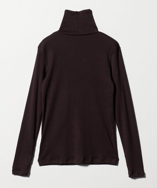 UNITED ARROWS(ユナイテッドアローズ)の「コットン テレコ タートル カットソー(Tシャツ/カットソー・レディース・ダークブラウン/ブラック/ライトピンク/ホワイト・FREE)」の17枚目の写真