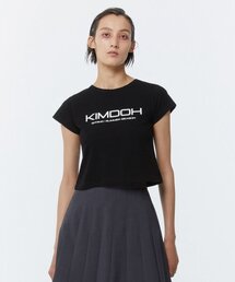 LO-GO CROP TOP BLACK