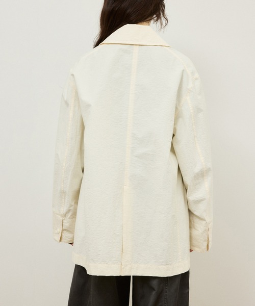 ADAM ET ROPE'（アダムエロペ）の「ウォッシュドジャケット（テーラードジャケット・レディース・ブラウン系その他2/オフホワイト・38/36）」の11枚目の写真