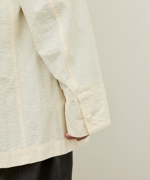 ADAM ET ROPE'（アダムエロペ）の「ウォッシュドジャケット（テーラードジャケット・レディース・ブラウン系その他2/オフホワイト・38/36）」の12枚目の写真