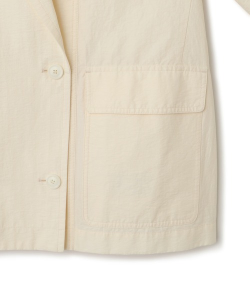 ADAM ET ROPE'（アダムエロペ）の「ウォッシュドジャケット（テーラードジャケット・レディース・ブラウン系その他2/オフホワイト・38/36）」の22枚目の写真