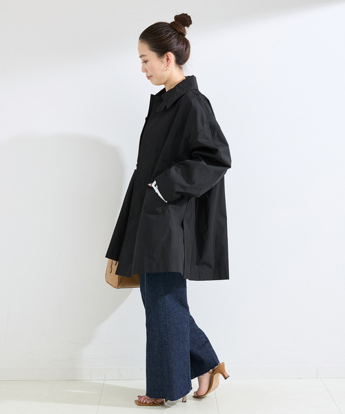 B.C STOCK（ベーセーストック）の「CPAステンテントラインコート（その他アウター・レディース・ベージュ/ブラック・FREE）」の5枚目の写真