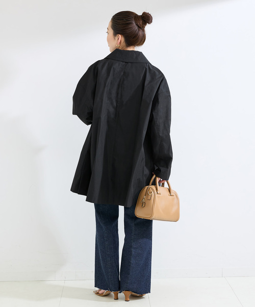B.C STOCK（ベーセーストック）の「CPAステンテントラインコート（その他アウター・レディース・ベージュ/ブラック・FREE）」の6枚目の写真