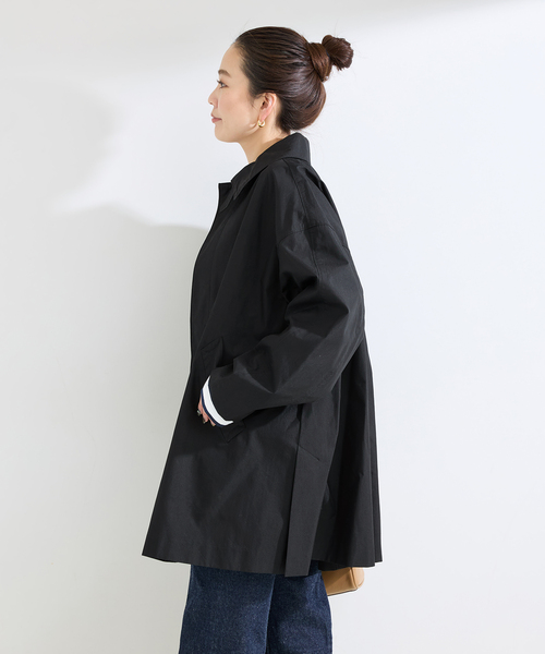 B.C STOCK（ベーセーストック）の「CPAステンテントラインコート（その他アウター・レディース・ベージュ/ブラック・FREE）」の9枚目の写真