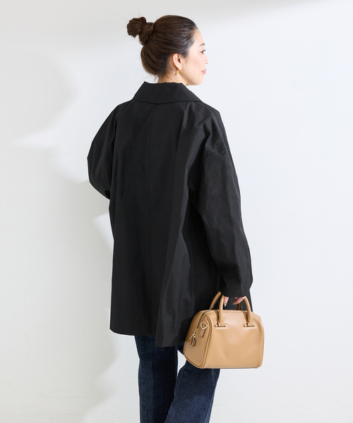 B.C STOCK（ベーセーストック）の「CPAステンテントラインコート（その他アウター・レディース・ベージュ/ブラック・FREE）」の10枚目の写真