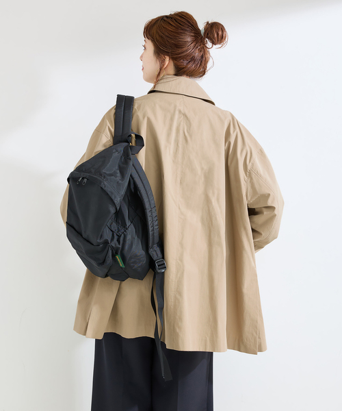 B.C STOCK（ベーセーストック）の「CPAステンテントラインコート（その他アウター・レディース・ベージュ/ブラック・FREE）」の19枚目の写真