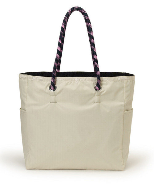 LeSportsac(レスポートサック)の「ML 2 WAY TOTE 2ウェイビスケットベージュ/ディープシー(トートバッグ・レディース・ベージュ・FREE)」の7枚目の写真
