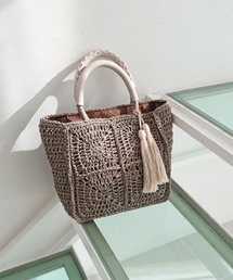 T・S・L | スクエアトートバッグ(かごバッグ)