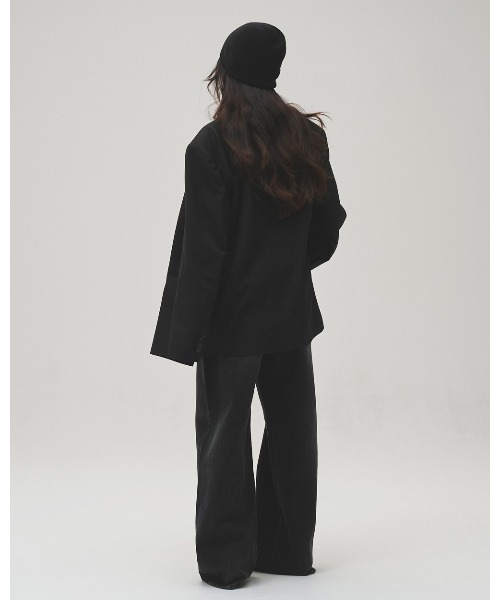 TODAYFUL(トゥデイフル)の「Twill Double Jacket(テーラードジャケット・レディース・ブルー系その他/グレイッシュベージュ/ブラック・38inch/36inch)」の11枚目の写真