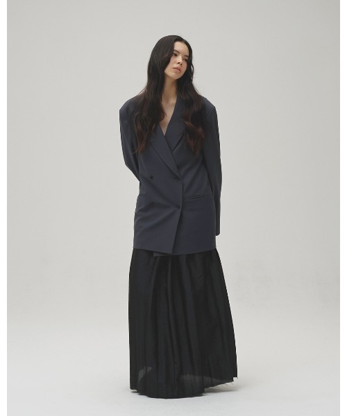 TODAYFUL(トゥデイフル)の「Twill Double Jacket(テーラードジャケット・レディース・ブルー系その他/グレイッシュベージュ/ブラック・38inch/36inch)」の13枚目の写真