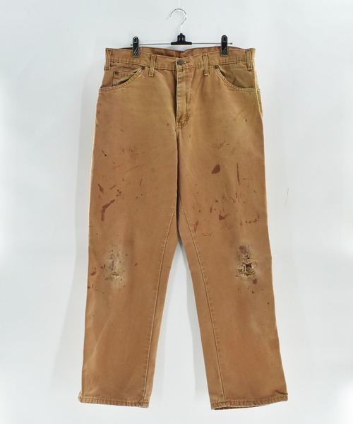 Dickies(ディッキーズ)の「【USED】90’s Dickies グランジ ダック ワークパンツ(カーゴパンツ・メンズ・ブラウン・LARGE)」の8枚目の写真