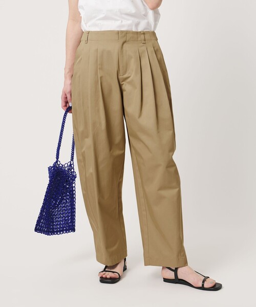 BEAUTY&YOUTH UNITED ARROWS(ビューティーアンドユースユナイテッドアローズ)の「【WEB限定】バレルワイドチノパンツ ウォッシャブル(チノパンツ・レディース・ブラック/ベージュ/グレー系/その他3・L/S/M)」の1枚目の写真