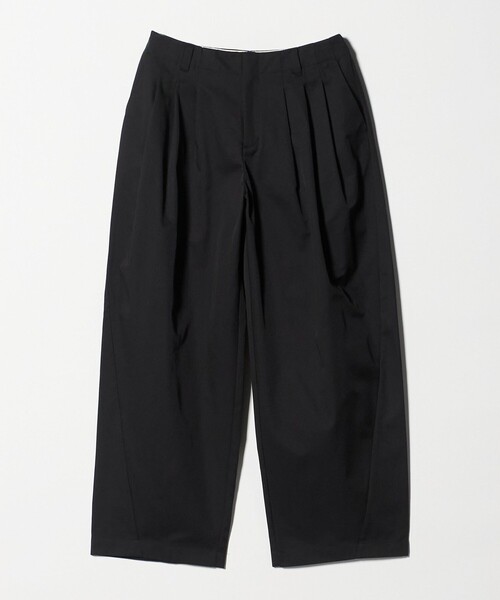 BEAUTY&YOUTH UNITED ARROWS（ビューティーアンドユースユナイテッドアローズ）の「【WEB限定】バレルワイドチノパンツ ウォッシャブル（チノパンツ・レディース・ブラック/ベージュ/グレー系・L/S/M）」の2枚目の写真