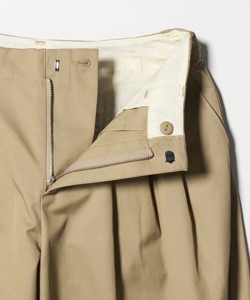 BEAUTY&YOUTH UNITED ARROWS（ビューティーアンドユースユナイテッドアローズ）の「【WEB限定】バレルワイドチノパンツ ウォッシャブル（チノパンツ・レディース・ブラック/ベージュ/グレー系・L/S/M）」の21枚目の写真