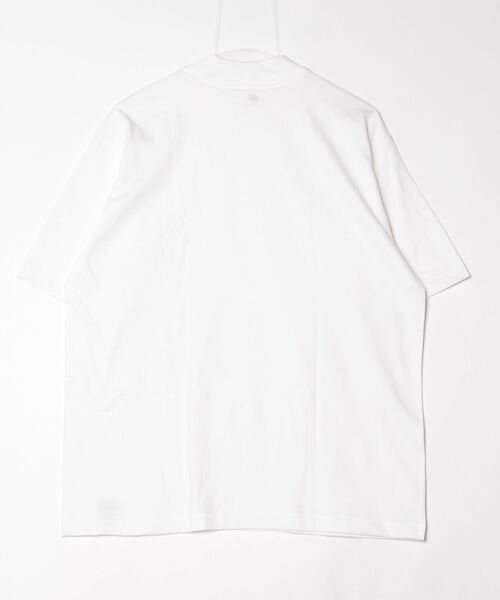 HANES(ヘインズ)の「【Hanes/ヘインズ】メンズ Hanes THE RELAX リラックスフィット モックネックTシャツ(Tシャツ/カットソー・メンズ・ブラック/ホワイト・XL/L/M/S)」の3枚目の写真