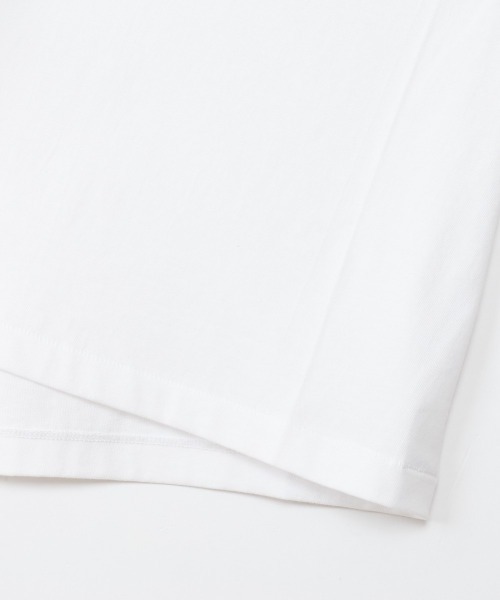 HANES(ヘインズ)の「【Hanes/ヘインズ】メンズ Hanes THE RELAX リラックスフィット モックネックTシャツ(Tシャツ/カットソー・メンズ・ブラック/ホワイト・XL/L/M/S)」の5枚目の写真