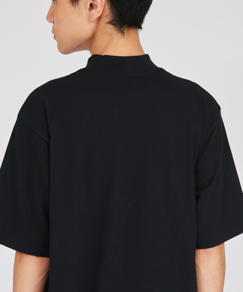 HANES(ヘインズ)の「【Hanes/ヘインズ】メンズ Hanes THE RELAX リラックスフィット モックネックTシャツ(Tシャツ/カットソー・メンズ・ブラック/ホワイト・XL/L/M/S)」の15枚目の写真