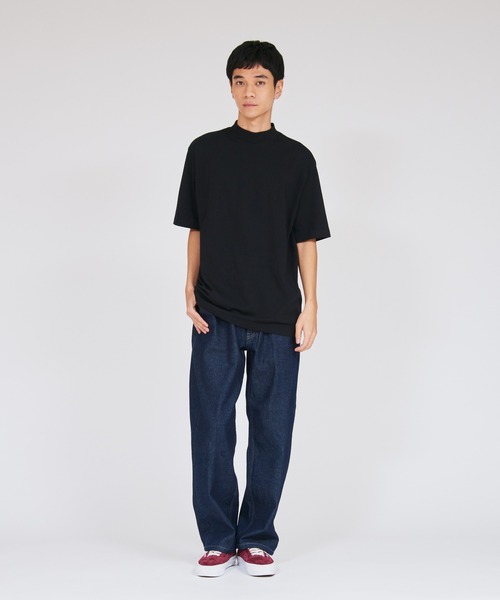 HANES(ヘインズ)の「【Hanes/ヘインズ】メンズ Hanes THE RELAX リラックスフィット モックネックTシャツ(Tシャツ/カットソー・メンズ・ブラック/ホワイト・XL/L/M/S)」の16枚目の写真