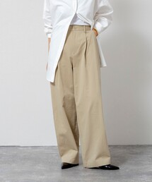 MAQWEL（マクウェル）の「【MAQWEL/マクウェル】ウォッシャブルカーブチノパンツ（チノパンツ）」