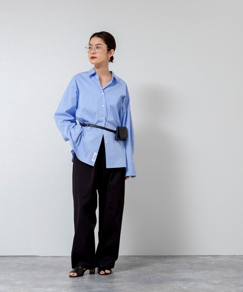 MAQWEL（マクウェル）の「【MAQWEL/マクウェル】ウォッシャブルカーブチノパンツ（チノパンツ・レディース・ブラック/ベージュ・M/S）」の15枚目の写真